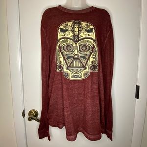 Darth Vader Sugar Skull Long Sleeve T Shirt